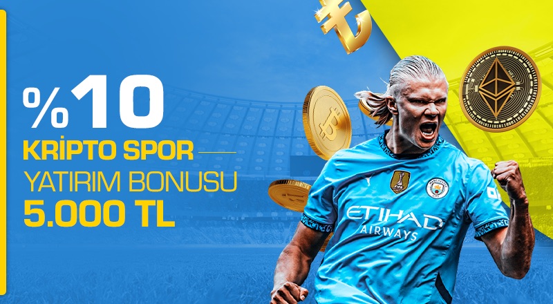 %10 Kripto Spor Yatırım Bonusu